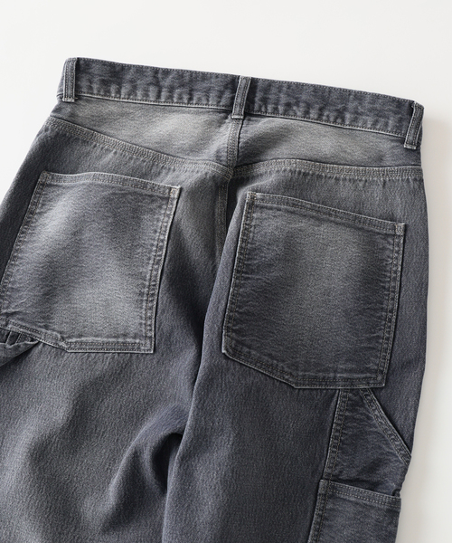 JOURNAL STANDARD（ジャーナルスタンダード）の「13オンス ペインター ルーズ カット パンツ（デニムパンツ・メンズ・アイボリー/ブラックミックス/ブルー系その他・MEDIUM/LARGE）」の19枚目の写真