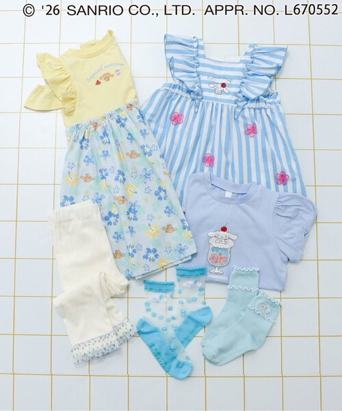 sanrio(サンリオ)の「【サンリオキャラクターズ】メロウソックス(ソックス/靴下・キッズ・ピンク/ブラック/アイボリー/サックスブルー・12/15 /18/21)」の16枚目の写真