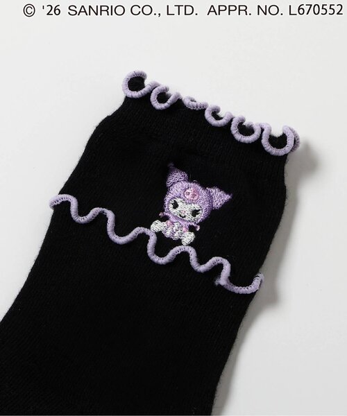 sanrio(サンリオ)の「【サンリオキャラクターズ】メロウソックス(ソックス/靴下・キッズ・ピンク/ブラック/アイボリー/サックスブルー・12/15 /18/21)」の9枚目の写真
