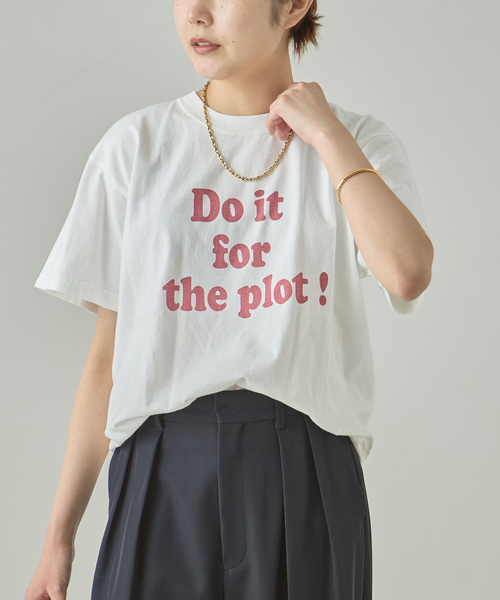 journal standard L'essage(ジャーナルスタンダードレサージュ)の「【Do it~】ピグメントTシャツ(Tシャツ/カットソー・レディース・ホワイト/ブラック・FREE)」の15枚目の写真