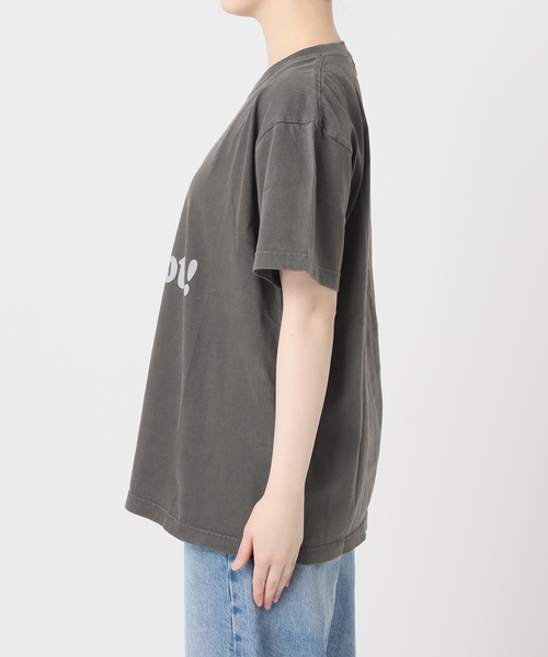 journal standard L'essage(ジャーナルスタンダードレサージュ)の「【Do it~】ピグメントTシャツ(Tシャツ/カットソー・レディース・ホワイト/ブラック・FREE)」の19枚目の写真