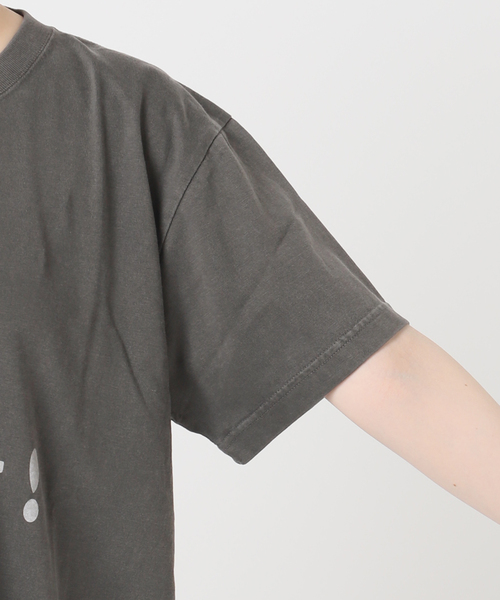 journal standard L'essage(ジャーナルスタンダードレサージュ)の「【Do it~】ピグメントTシャツ(Tシャツ/カットソー・レディース・ホワイト/ブラック・FREE)」の10枚目の写真