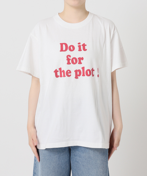 journal standard L'essage(ジャーナルスタンダードレサージュ)の「【Do it~】ピグメントTシャツ(Tシャツ/カットソー・レディース・ホワイト/ブラック・FREE)」の6枚目の写真