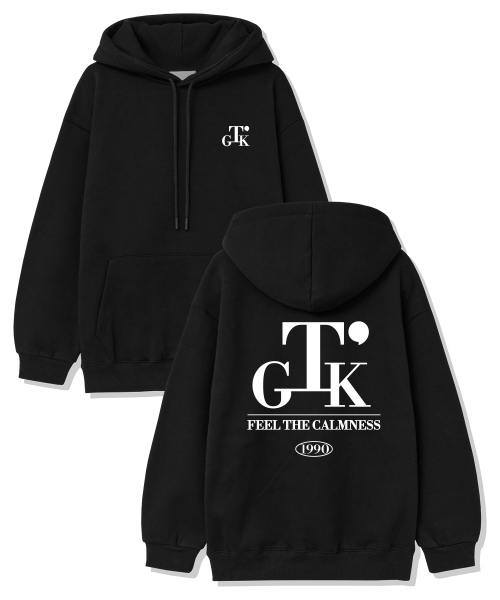 TI.GLAKE(ティーグレイク)の「セリフティ 裏起毛フードパーカー ブラック(パーカー・レディース・その他・LARGE/X-LARGE/XX-LARGE)」の1枚目の写真
