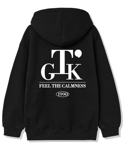 TI.GLAKE(ティーグレイク)の「セリフティ 裏起毛フードパーカー ブラック(パーカー・レディース・その他・LARGE/X-LARGE/XX-LARGE)」の2枚目の写真