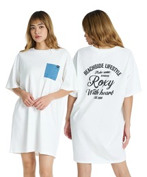 ROXY（ロキシー）の「ROXY WITH HEART ミニワンピース 【2026年夏モデル】/ロキシーTシャツワンピース（ワンピース）」