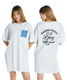 ROXY（ロキシー）の「ROXY WITH HEART ミニワンピース 【2026年夏モデル】/ロキシーTシャツワンピース（ワンピース）」