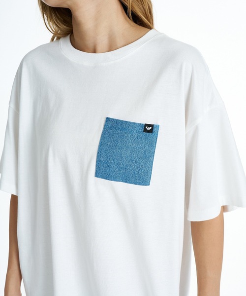 ROXY（ロキシー）の「ROXY WITH HEART ミニワンピース 【2026年夏モデル】/ロキシーTシャツワンピース（ワンピース・レディース・グレー/ナチュラル/ブラック・LARGE/MEDIUM/SMALL）」の10枚目の写真