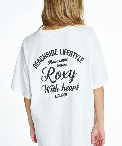 ROXY（ロキシー）の「ROXY WITH HEART ミニワンピース 【2026年夏モデル】/ロキシーTシャツワンピース（ワンピース・レディース・グレー/ナチュラル/ブラック・LARGE/MEDIUM/SMALL）」の11枚目の写真