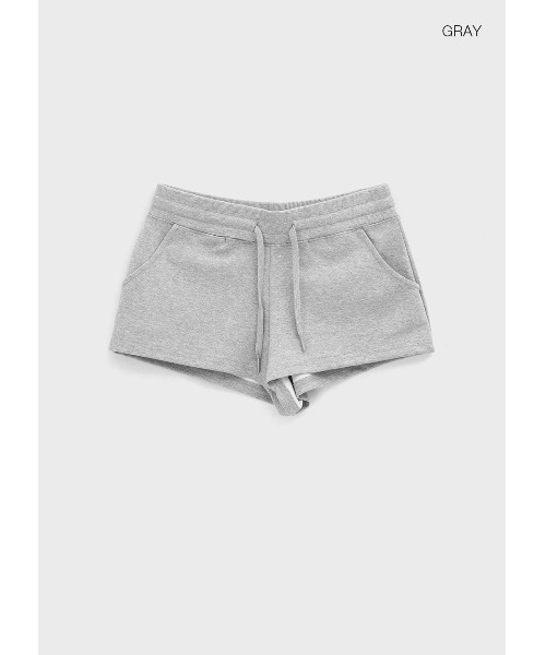 BLACKUP（ブラックアップ）の「[MADE] ビエントバンディングショートパンツ（スウェットパンツ・レディース・ブラック/グレー・LARGE/SMALL/MEDIUM）」の19枚目の写真