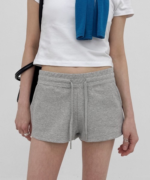 BLACKUP（ブラックアップ）の「[MADE] ビエントバンディングショートパンツ（スウェットパンツ・レディース・ブラック/グレー・LARGE/SMALL/MEDIUM）」の16枚目の写真