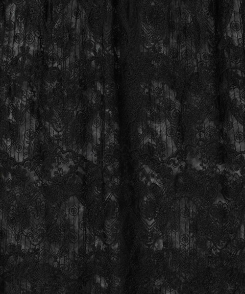 LEPSIM(レプシィム)の「《オフィスライン》チュール刺繍スカート 637922(スカート・レディース・ブラック/アイボリー・FREE)」の21枚目の写真