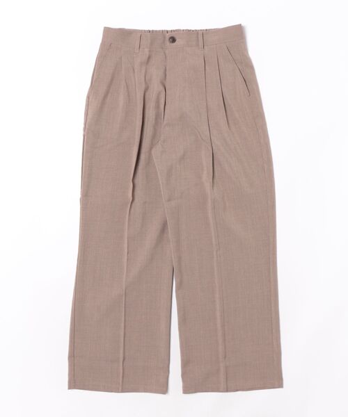 alotta(アロッタ)の「麻調ワイドスラックスパンツ(その他パンツ・レディース・ブラック/ベージュ・L/LL/M)」の2枚目の写真