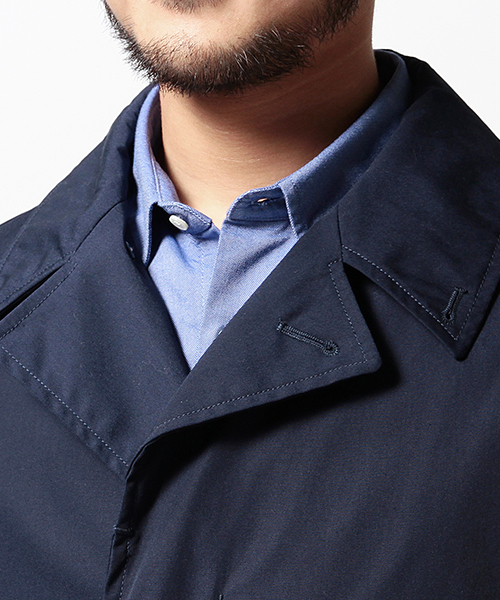 BEAMS(ビームス)の「●THE NORTH FACE PURPLE LABEL×BEAMS / 別注 ステンカラーコート 16SS(ステンカラーコート・メンズ・ベージュ/ネイビー・MEDIUM/SMALL/LARGE)」の10枚目の写真