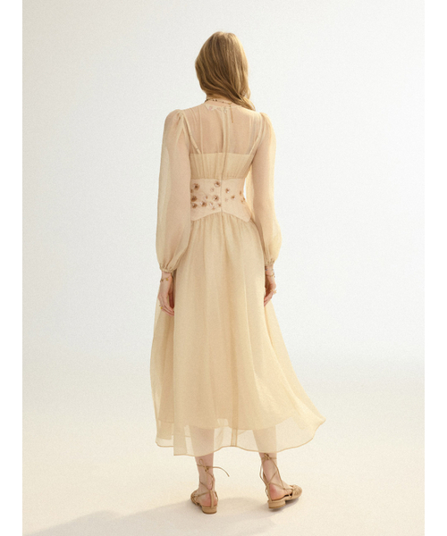 SINCETHEN(シンスゼン)の「ドエリア シフォン ロングワンピース(ワンピース・レディース・その他・SMALL/MEDIUM/LARGE)」の9枚目の写真