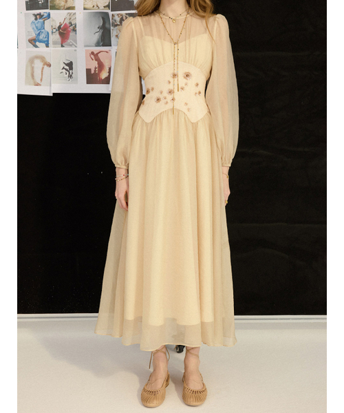 SINCETHEN(シンスゼン)の「ドエリア シフォン ロングワンピース(ワンピース・レディース・その他・SMALL/MEDIUM/LARGE)」の10枚目の写真