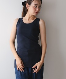 FashionBerry（ファッションベリー）の「インナーちら見え防止 ベーシックリブタンクトップ コットン100%（タンクトップ）」