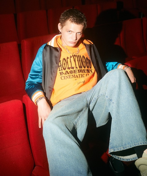 glamb(グラム)の「Director Satin Jacket / ディレクターサテンジャケット(スカジャン・メンズ・アイボリー/ブラック・S/M/L)」の21枚目の写真