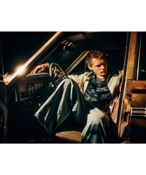 glamb(グラム)の「Director Satin Jacket / ディレクターサテンジャケット(スカジャン・メンズ・アイボリー/ブラック・S/M/L)」の19枚目の写真