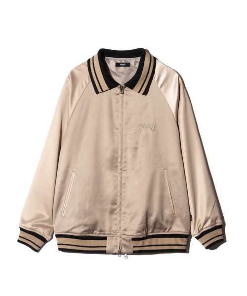 glamb(グラム)の「Director Satin Jacket / ディレクターサテンジャケット(スカジャン・メンズ・アイボリー/ブラック・S/M/L)」の3枚目の写真