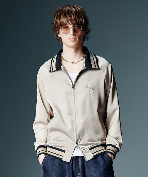 glamb(グラム)の「Director Satin Jacket / ディレクターサテンジャケット(スカジャン・メンズ・アイボリー/ブラック・S/M/L)」の7枚目の写真