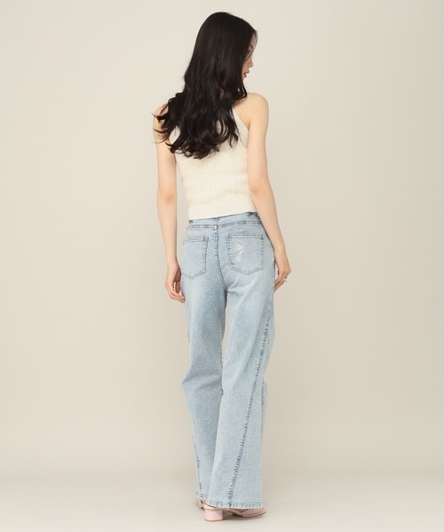 Heather(ヘザー)の「カップ付きアメスリケーブルニット 815677(ニット/セーター・レディース・アイボリー/レッド/ネイビー・FREE)」の9枚目の写真