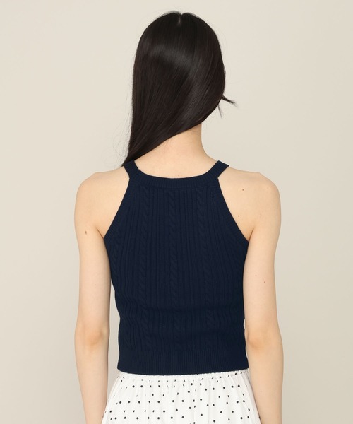 Heather(ヘザー)の「カップ付きアメスリケーブルニット 815677(ニット/セーター・レディース・アイボリー/レッド/ネイビー・FREE)」の19枚目の写真
