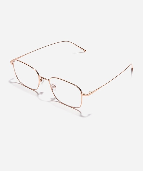 CARIN(カリン)の「CARIN(カリン) LIKA S メガネ(メガネ・レディース・ローズ系/シルバー系/ブラック・FREE)」の6枚目の写真
