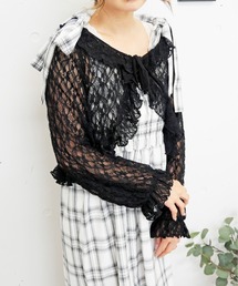 レースフリルボレロ