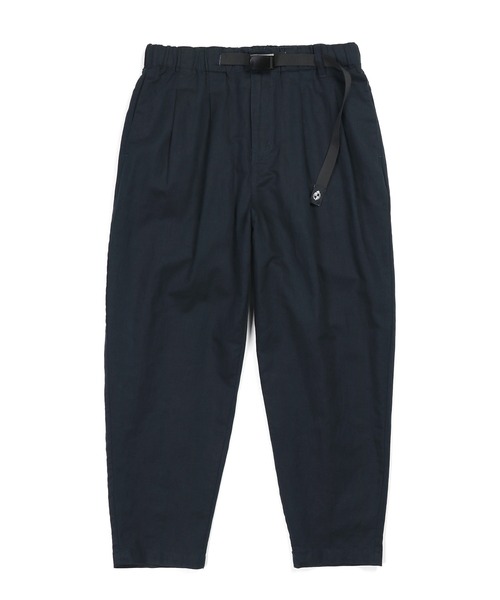 The DUFFER of ST.GEORGE（ザダファーオブセントジョージ）の「LINEN BLEND WEBBING BELT WIDE PT：リネンブレンド 綿麻素材 ワイドテーパード リラックスパンツ（その他パンツ・メンズ・ブラック/ネイビー/チャコールグレー・MEDIUM/X-LARGE/SMALL/LARGE）」の11枚目の写真