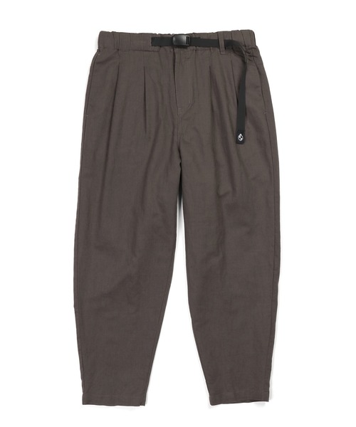 The DUFFER of ST.GEORGE（ザダファーオブセントジョージ）の「LINEN BLEND WEBBING BELT WIDE PT：リネンブレンド 綿麻素材 ワイドテーパード リラックスパンツ（その他パンツ・メンズ・ブラック/ネイビー/チャコールグレー・MEDIUM/X-LARGE/SMALL/LARGE）」の10枚目の写真