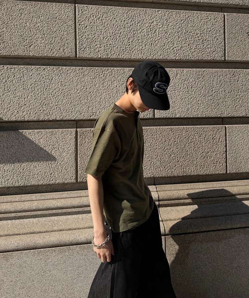 kutir(クティール)の「ASSORTED HENLEY NECK SILVER BUTTON TEE/アソートヘンリーネックシルバーボタンTEE(Tシャツ/カットソー・メンズ・ブラック/ネイビー/グレー/カーキ/杢グレー/ボルドー・LARGE/MEDIUM)」の22枚目の写真