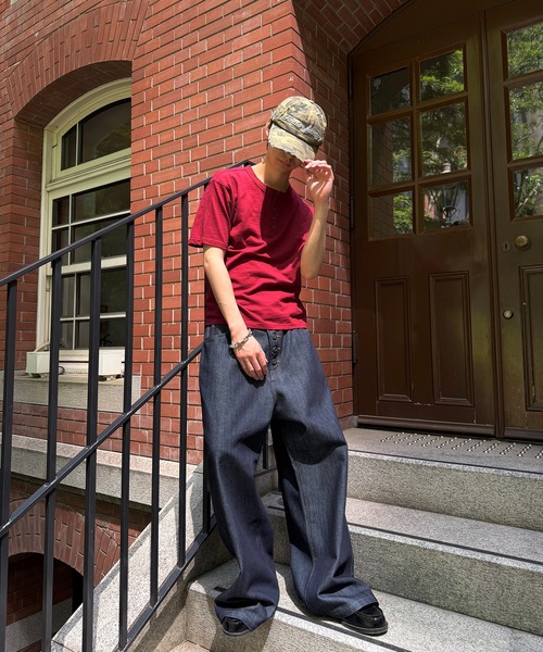 kutir(クティール)の「ASSORTED HENLEY NECK SILVER BUTTON TEE/アソートヘンリーネックシルバーボタンTEE(Tシャツ/カットソー・メンズ・ブラック/ネイビー/グレー/カーキ/杢グレー/ボルドー・LARGE/MEDIUM)」の15枚目の写真