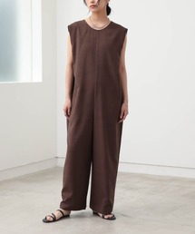 セール】KNIT DOCKING LOOSE ROMPERS（つなぎ/オールインワン）｜Ameri