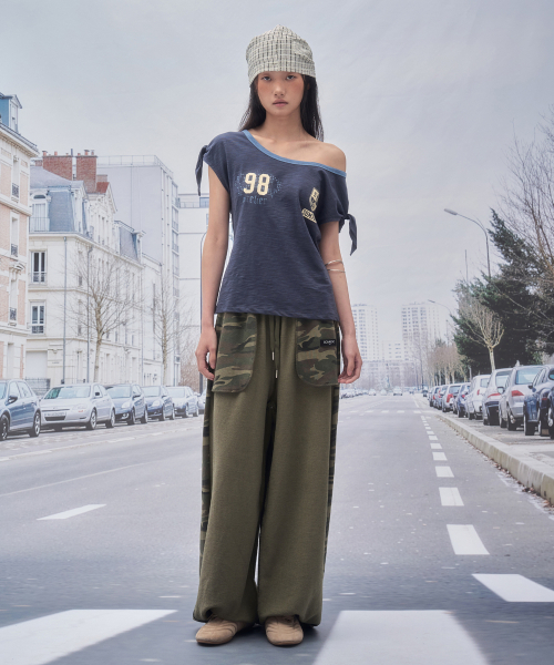 SOMSOC(ソムソック)の「AREN REVERSIBLE CAMO PANTS_KHAKI(スウェットパンツ・レディース・その他・FREE)」の2枚目の写真