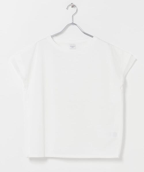 URBAN RESEARCH DOORS(アーバンリサーチドアーズ)の「シルケットコットンシアードッキングプルオーバー(Tシャツ/カットソー・レディース・ラベンダー/ネイビー/オフホワイト・FREE)」の12枚目の写真