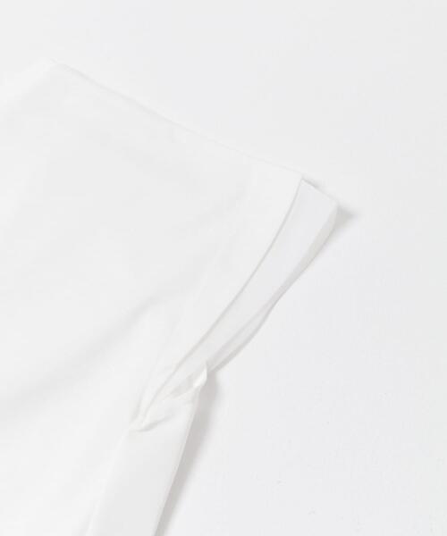 URBAN RESEARCH DOORS(アーバンリサーチドアーズ)の「シルケットコットンシアードッキングプルオーバー(Tシャツ/カットソー・レディース・ラベンダー/ネイビー/オフホワイト・FREE)」の13枚目の写真
