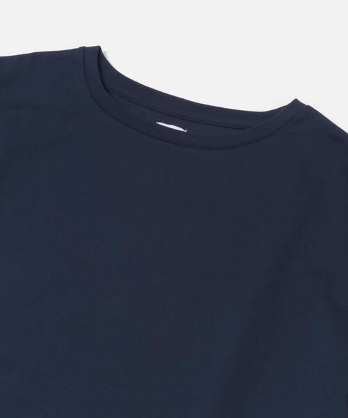 URBAN RESEARCH DOORS(アーバンリサーチドアーズ)の「シルケットコットンシアードッキングプルオーバー(Tシャツ/カットソー・レディース・ラベンダー/ネイビー/オフホワイト・FREE)」の22枚目の写真