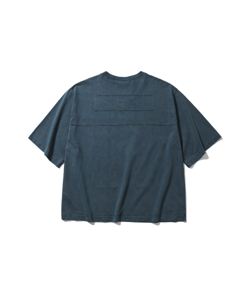 ANGLAN（アングラン）の「Pigment Rugby Tee - Washed Blue（Tシャツ/カットソー・メンズ・その他・1/2）」の9枚目の写真