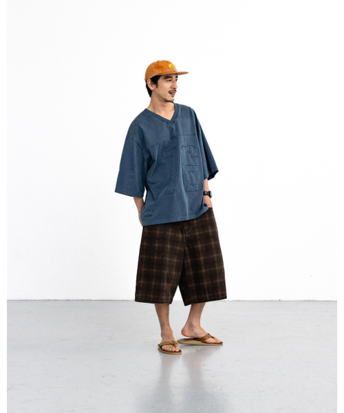 ANGLAN（アングラン）の「Pigment Rugby Tee - Washed Blue（Tシャツ/カットソー・メンズ・その他・1/2）」の7枚目の写真