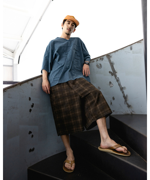 ANGLAN（アングラン）の「Pigment Rugby Tee - Washed Blue（Tシャツ/カットソー・メンズ・その他・1/2）」の3枚目の写真