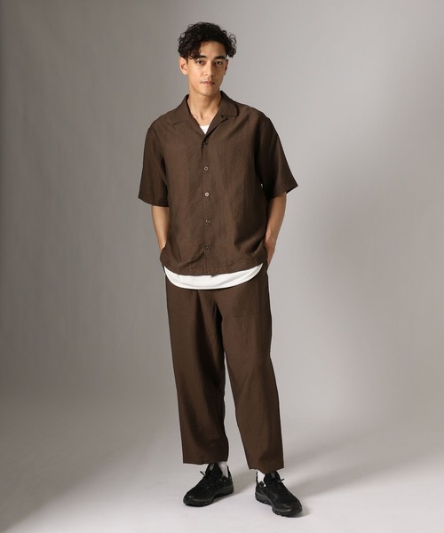 BAYFLOW（ベイフロー）の「【接触冷感】クールタッチリネンパンツ[セットアップ可]（その他パンツ・メンズ・ブラウン/チャコール/ブルー・MEDIUM/LARGE）」の18枚目の写真