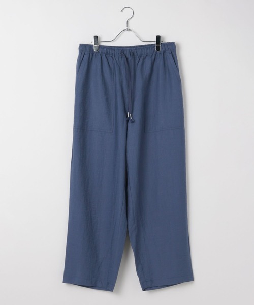 BAYFLOW（ベイフロー）の「【接触冷感】クールタッチリネンパンツ[セットアップ可]（その他パンツ・メンズ・ブラウン/チャコール/ブルー・MEDIUM/LARGE）」の4枚目の写真