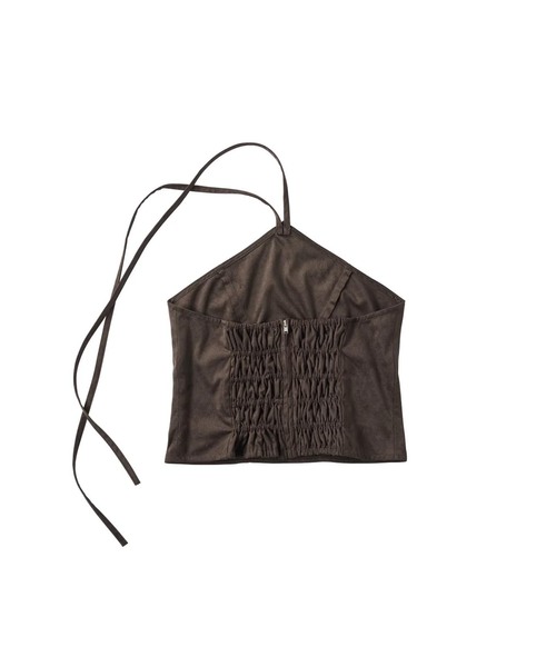 Knuth Marf(クヌースマーフ)の「Knuth Marf / クヌースマーフ suede bustier top(その他トップス・レディース・ブラウン/キャメル・FREE)」の11枚目の写真