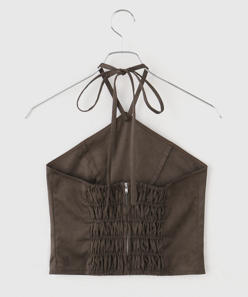 Knuth Marf(クヌースマーフ)の「Knuth Marf / クヌースマーフ suede bustier top(その他トップス・レディース・ブラウン/キャメル・FREE)」の13枚目の写真