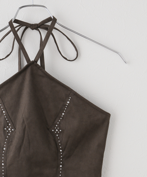 Knuth Marf(クヌースマーフ)の「Knuth Marf / クヌースマーフ suede bustier top(その他トップス・レディース・ブラウン/キャメル・FREE)」の14枚目の写真