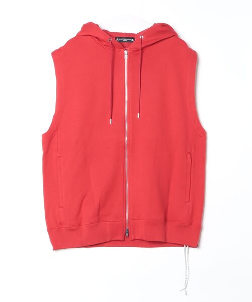 mastermind JAPAN(マスターマインド)の「FOILED SLEEVELESS HOODIE(パーカー・メンズ・ピンク/レッド/ブラック・XL)」の3枚目の写真