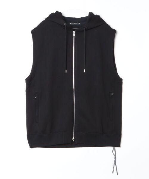 mastermind JAPAN(マスターマインド)の「FOILED SLEEVELESS HOODIE(パーカー・メンズ・ピンク/レッド/ブラック・XL)」の2枚目の写真