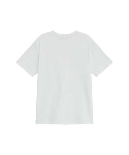 THEMUSEUMVISITOR(ザミュージアムビジター)の「YELLOW FLOWER PATCH T-SHIRT (WHITE)(Tシャツ/カットソー・レディース・その他・SMALL/MEDIUM/LARGE)」の2枚目の写真