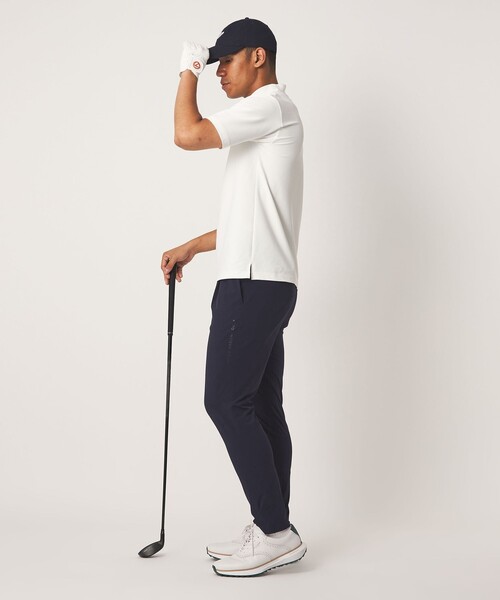 UNITED ARROWS GOLF(ユナイテッドアローズゴルフ)の「メンズ メッシュ モックネック シャツ 吸水速乾 遮熱 UV(Tシャツ/カットソー・メンズ・ホワイト/ネイビー/オリーブ・XL/L/M)」の22枚目の写真